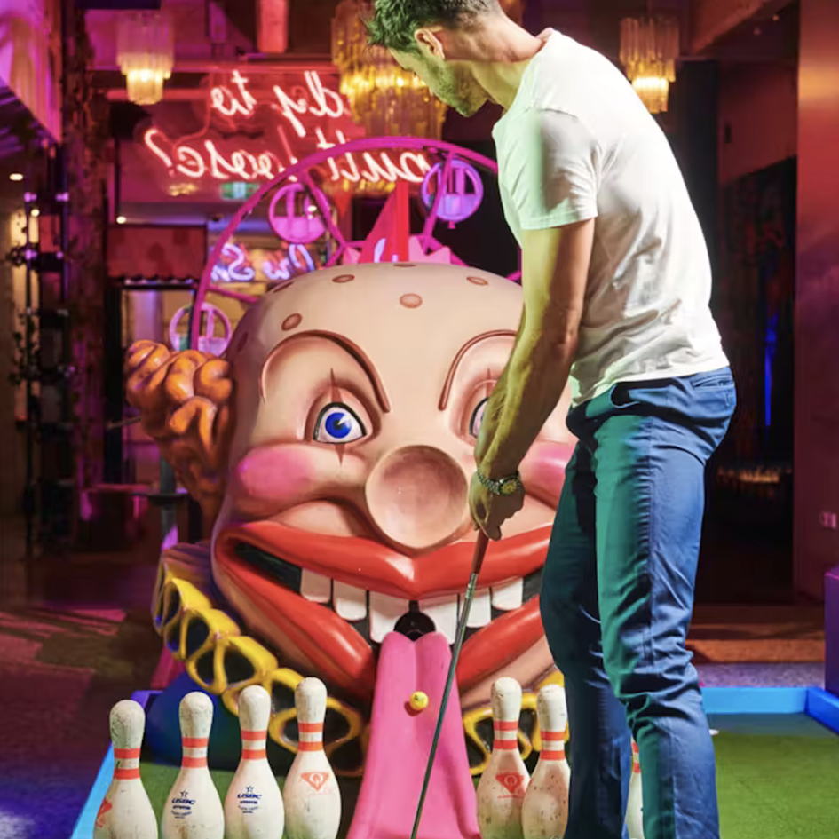 Holey Moley mini golf
